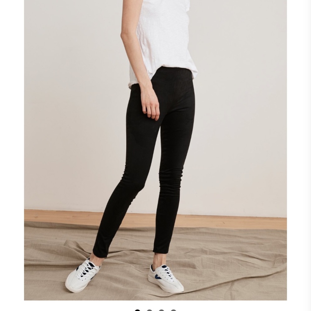 Velvet by Graham & Spencer Faux Suede Leggings